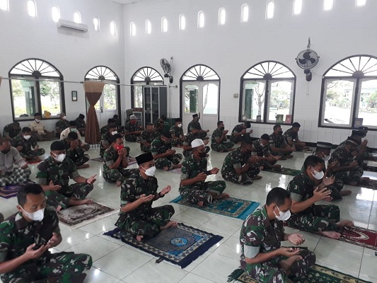 Peringati Hari Juang TNI AD 2021, Korem 071/Wijayakusuma Menggelar Doa Bersama