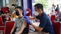 Interaksi Masyarakat Tinggi, Polda Kalbar Menggencarkan Vaksinasi di Kota Pontianak