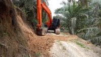 Pembangunan Jalan Desa yang Menghubungkan Desa, Selasa (26/04/2022), (Foto: BN/AL)