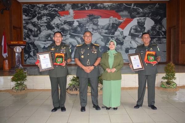 Penyerahan Tugas Jabatan Kasiter dan Kasiren Korem 174/ATW Merauke Dipimpin Brigjen TNI E. Reza Pahlevi
