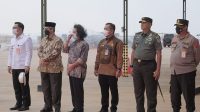 Pangdam III/Slw Sambut dan Berikan Pengamanan Kunker Wapres RI di Karawang