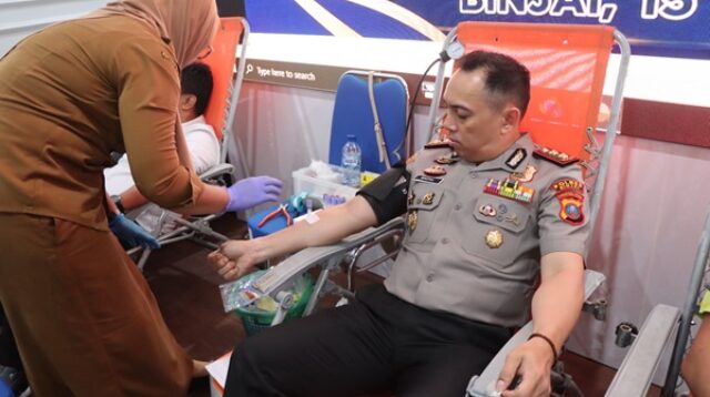 Sambut Hari Bhayangkara Ke-80 Tahun 2026, Polres Binjai Gelar Bakti Kesehatan