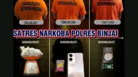Kapolres Binjai Tindak Tegas Peredaran Narkoba, Tiga Terduga Pengedar Diciduk